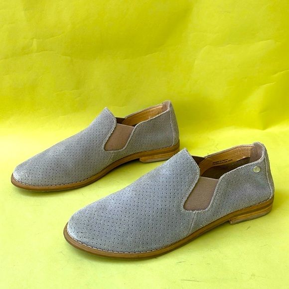 Hush Puppies Shoes - Hush Puppies Gray Suede Loafers